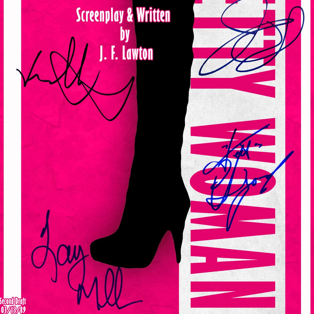 RARE-T Limited Edition Frames Pretty Woman Script Limited Signature Edition Studio Licensed Custom Frame 5 RARE-T Limited Edition Frames Pretty Woman Script Limited Signature Edition Studio Licensed Custom Frame