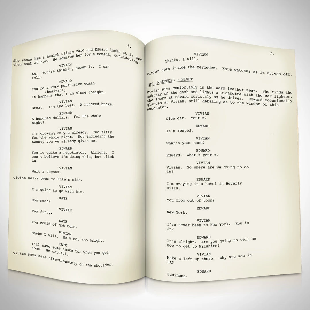 RARE-T Limited Edition Frames Pretty Woman Script Limited Signature Edition Studio Licensed Custom Frame 3 RARE-T Limited Edition Frames Pretty Woman Script Limited Signature Edition Studio Licensed Custom Frame