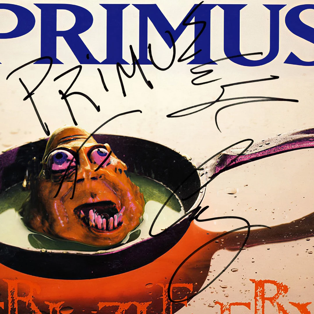 RARE-T Limited Edition Frames Primus - Frizzle Fry LP Cover Limited Signature Edition Studio Licensed Custom Frame 4 RARE-T Limited Edition Frames Primus - Frizzle Fry LP Cover Limited Signature Edition Studio Licensed Custom Frame