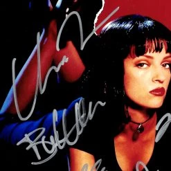 RARE-T Pulp Fiction Uma With Cigarette Photo Limited Signature Edition Studio Licensed Custom Frame Limited Edition Frames