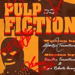 RARE-T Pulp Fiction Script Limited Signature Edition Studio Licensed Custom Frame