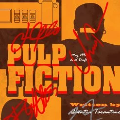 RARE-T Pulp Fiction Script Limited Signature Edition Studio Licensed Custom Frame