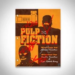 RARE-T Pulp Fiction Script Limited Signature Edition Studio Licensed Custom Frame