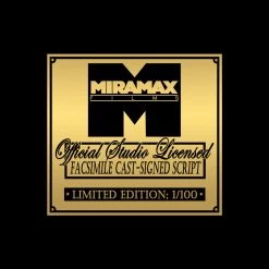 RARE-T Pulp Fiction Script Limited Signature Edition Studio Licensed Custom Frame