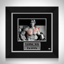 RARE-T Pumping Iron Arnold Schwarzenegger Photo Limited Signature Edition Studio Licensed Custom Frame