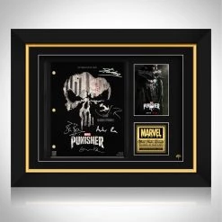 RARE-T The Punisher Series Script Limited Signature Edition Studio Licensed Custom Frame Limited Edition Frames
