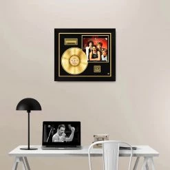 RARE-T Limited Edition Frames Queen Radio Gaga Gold LP Limited Signature Edition Studio Licensed Custom Frame