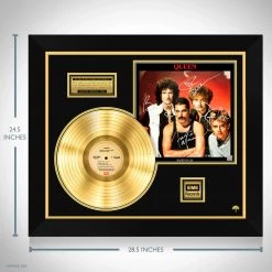 RARE-T Limited Edition Frames Queen Radio Gaga Gold LP Limited Signature Edition Studio Licensed Custom Frame
