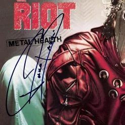 Rare-T Quiet Riot Metal Health Limited Signature Edition Studio Licensed Platinum LP Custom Frame