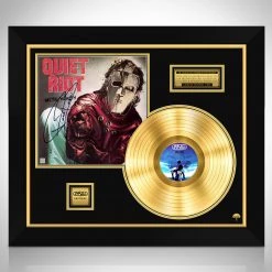 Rare-T Quiet Riot Metal Health Limited Signature Edition Studio Licensed Gold LP Custom Frame Limited Edition Frames
