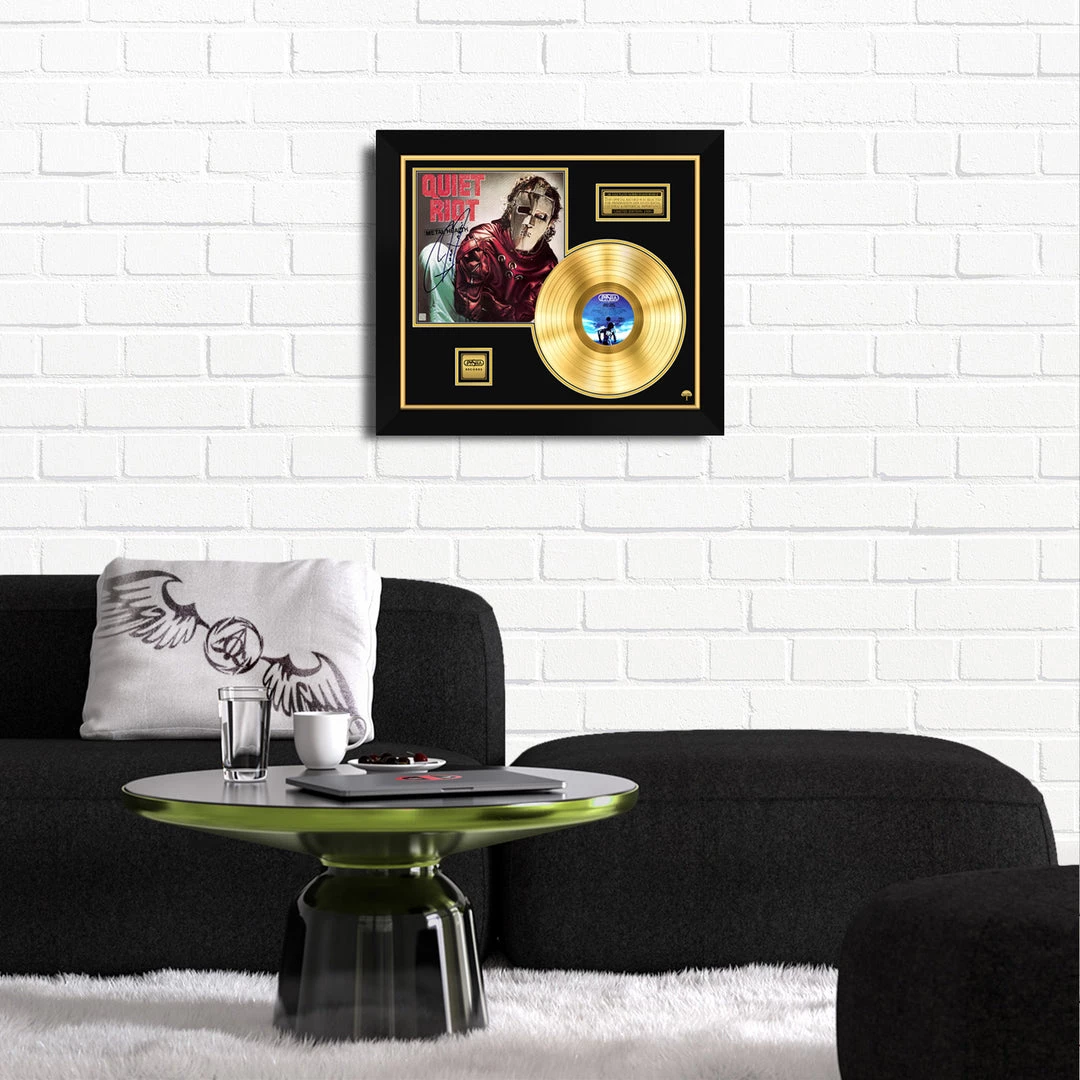 Rare-T Quiet Riot Metal Health Limited Signature Edition Studio Licensed Gold LP Custom Frame Limited Edition Frames 5 Rare-T Quiet Riot Metal Health Limited Signature Edition Studio Licensed Gold LP Custom Frame Limited Edition Frames