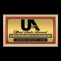 Rare-T Sports Memorabilia Raging Bull - Limited Edition Studio Licensed 24k Gold Plated Oscar Custom Frame