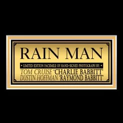 RARE-T Limited Edition Frames Rain Man Photo Limited Signature Edition Studio Licensed Custom Frame