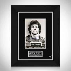 RARE-T First Blood Photo Limited Signature Edition Studio Licensed Custom Frame