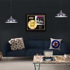 RARE-T Ramones 'Rocket To Russia' Limited Collectors' Edition Studio Licensed Gold LP Custom Frame