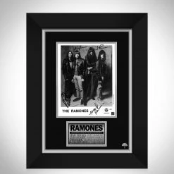 RARE-T Limited Edition Frames The Ramones Limited Signature Edition Studio Licensed Photo Custom Frame