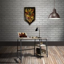 Heraldic Shield- Custom Hand-Painted Rare-T Heraldic Shield By Artist Grendel 8 Heraldic Shield- Custom Hand-Painted Rare-T Heraldic Shield By Artist Grendel