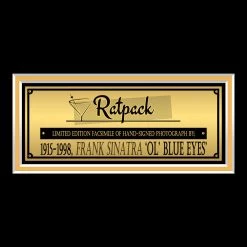 RARE-T Limited Edition Frames Rat Pack Frank Sinatra Photo Limited Signature Edition Studio Licensed Custom Frame