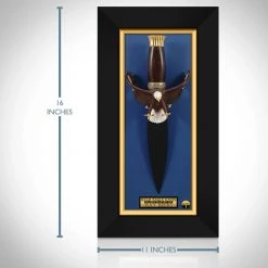 RARE-T Ray Beers- Wings Of Glory Knife Custom Frame Swords & Props