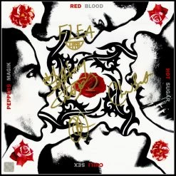 RARE-T Red Hot Chili Peppers Blood Sugar Sex Magik Gold LP Limited Signature Edition Licensed Custom Frame Limited Edition Frames