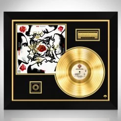 RARE-T Red Hot Chili Peppers Blood Sugar Sex Magik Gold LP Limited Signature Edition Licensed Custom Frame Limited Edition Frames