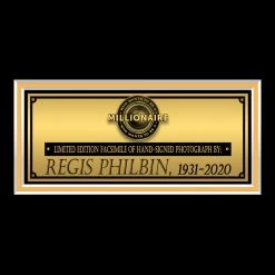 RARE-T Limited Edition Frames Who Wants To Be A Millionaire Regis Philbin Photo Limited Signature Edition Studio Licensed Custom Frame