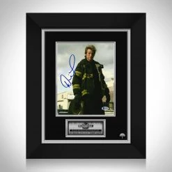 PPC Rescue Me - Beckett Certified Hand-Signed Photo By Denis Leary Custom Frame