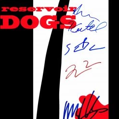 RARE-T Reservoir Dogs Script Limited Signature Edition Studio Licensed Custom Frame