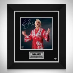 RARE-T Ric Flair Legend Photo Limited Signature Edition Licensed Custom Frame Sports Memorabilia