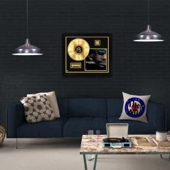 RARE-T Limited Edition Frames Rick Ross Teflon Don Gold LP Limited Signature Edition Studio Licensed Custom Frame