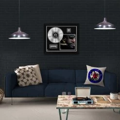 RARE-T Limited Edition Frames Rick Ross Teflon Don Platinum LP Limited Signature Edition Studio Licensed Custom Frame