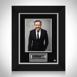RARE-T Limited Edition Frames Ricky Gervais Limited Signature Edition Studio Licensed Photo Custom Frame