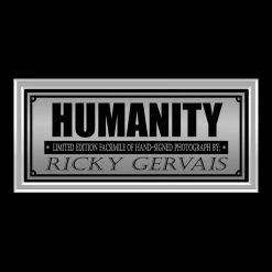 RARE-T Limited Edition Frames Ricky Gervais Limited Signature Edition Studio Licensed Photo Custom Frame