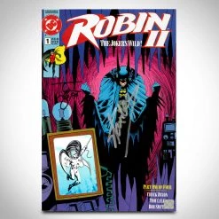 APW Robin II 'The Joker's Wild #1 - Hand-Signed Comic Book By Tom Lyle & Stan Lee Custom Frame