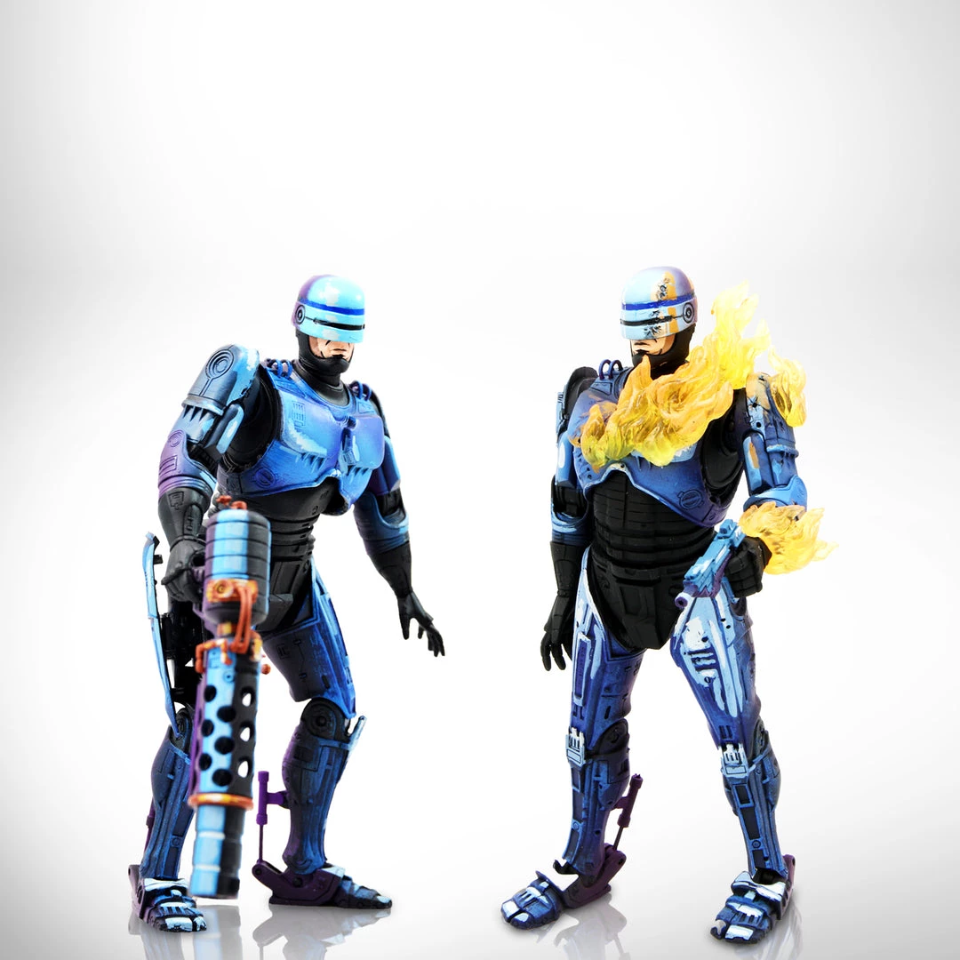 Grosnor Collectible Statues Robocop Vs Terminator- Flamethrower & Damaged Set Of 2 Limited Edition Articulated Robocop Statues 1 Grosnor Collectible Statues Robocop Vs Terminator- Flamethrower & Damaged Set Of 2 Limited Edition Articulated Robocop Statues