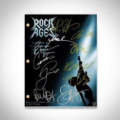 RARE-T Rock Of Ages Script Limited Signature Edition Studio Licensed Custom Frame Limited Edition Frames