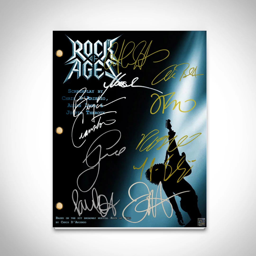 RARE-T Rock Of Ages Script Limited Signature Edition Studio Licensed Custom Frame Limited Edition Frames 2 RARE-T Rock Of Ages Script Limited Signature Edition Studio Licensed Custom Frame Limited Edition Frames