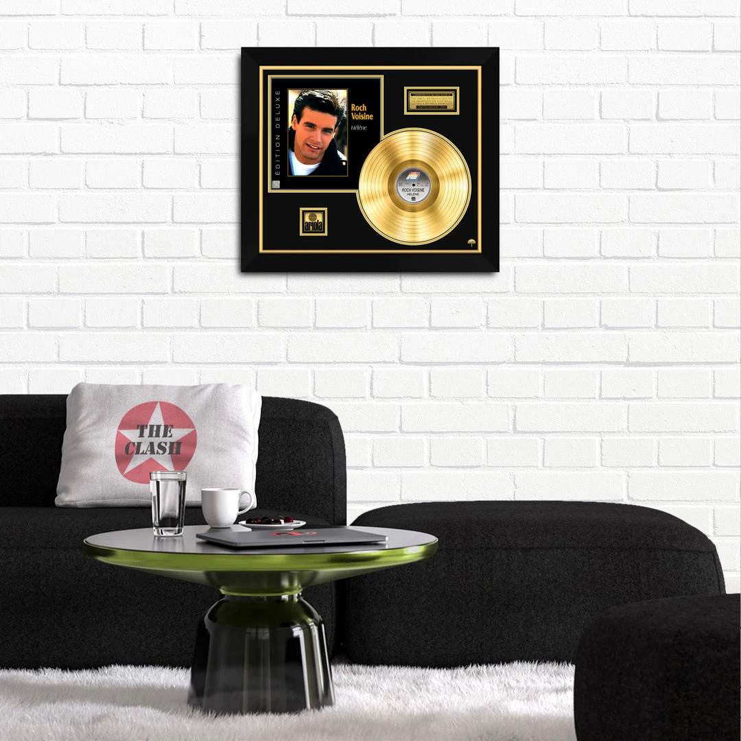RARE-T Roch Voisine - H??l??ne Gold LP Limited Collector Edition Studio Licensed Custom Frame Limited Edition Frames 6 RARE-T Roch Voisine - H??l??ne Gold LP Limited Collector Edition Studio Licensed Custom Frame Limited Edition Frames