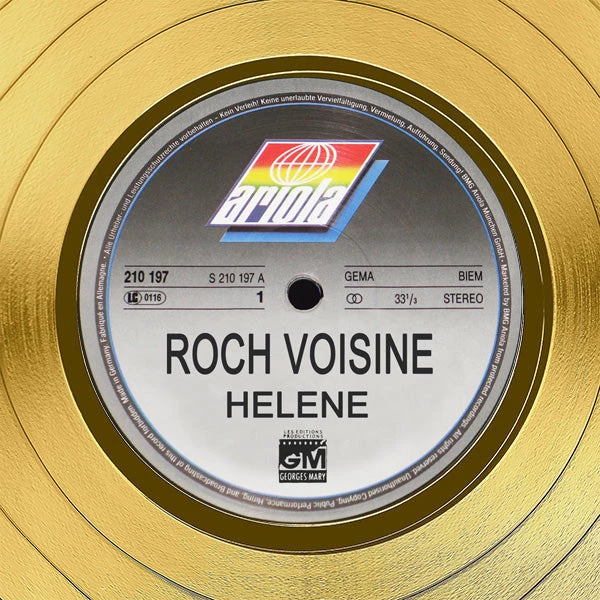 RARE-T Roch Voisine - H??l??ne Gold LP Limited Collector Edition Studio Licensed Custom Frame Limited Edition Frames 3 RARE-T Roch Voisine - H??l??ne Gold LP Limited Collector Edition Studio Licensed Custom Frame Limited Edition Frames