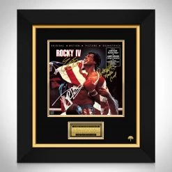 RARE-T Rocky IV Movie Soundtrack LP Cover Limited Signature Edition Studio Licensed Custom Frame Sports Memorabilia