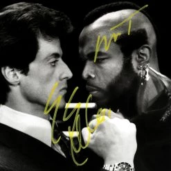 RARE-T Rocky Set Of 4 Photos Limited Signature Edition Studio Licensed Custom Frame Sports Memorabilia