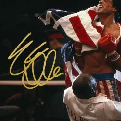 RARE-T Rocky Set Of 4 Photos Limited Signature Edition Studio Licensed Custom Frame Sports Memorabilia