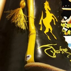 PPC Rocky - Psa/Dna Certified Hand-Signed Boxing Boot By Sylvester Stallone Custom Frame B