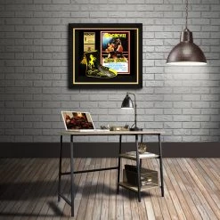 PPC Rocky - Psa/Dna Certified Hand-Signed Boxing Boot By Sylvester Stallone Custom Frame B