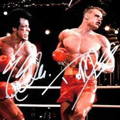 RARE-T Rocky Set Of 4 Photos Limited Signature Edition Studio Licensed Custom Frame Sports Memorabilia