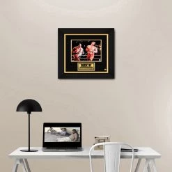 RARE-T Sports Memorabilia Rocky IV Rocky Vs Drago Photo Limited Signature Edition Studio Licensed Custom Frame