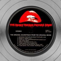 RARE-T Limited Edition Frames Rocky Horror Picture Show Soundtrack Platinum LP Limited Signature Edition Studio Licensed Custom Frame