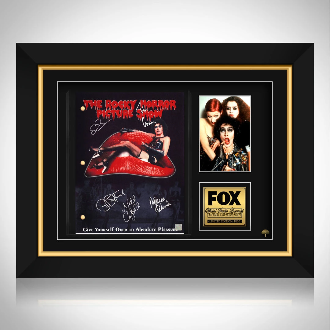 RARE-T The Rocky Horror Picture Show Script Limited Signature Edition Studio Licensed Custom Frame 1 RARE-T The Rocky Horror Picture Show Script Limited Signature Edition Studio Licensed Custom Frame