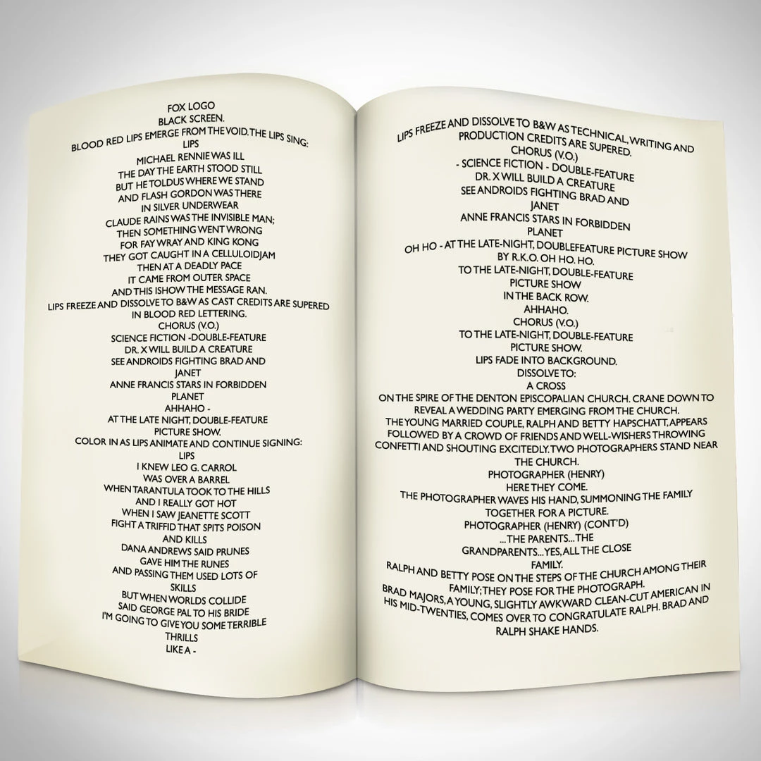 RARE-T The Rocky Horror Picture Show Script Limited Signature Edition Studio Licensed Custom Frame 3 RARE-T The Rocky Horror Picture Show Script Limited Signature Edition Studio Licensed Custom Frame