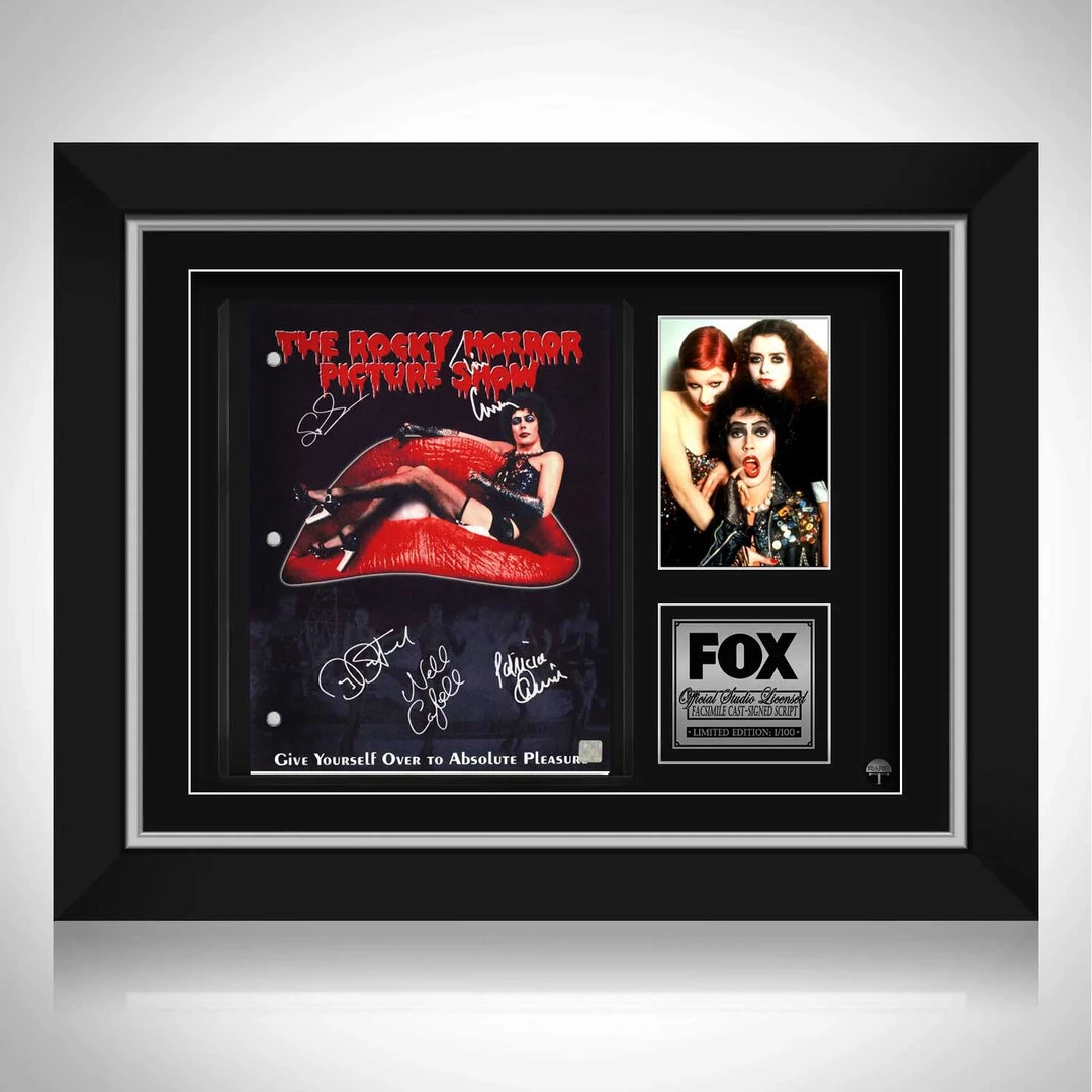 RARE-T The Rocky Horror Picture Show Script Limited Signature Edition Studio Licensed Custom Frame 12 RARE-T The Rocky Horror Picture Show Script Limited Signature Edition Studio Licensed Custom Frame